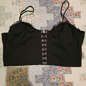 SHEIN Black Lace Bralette Intimates